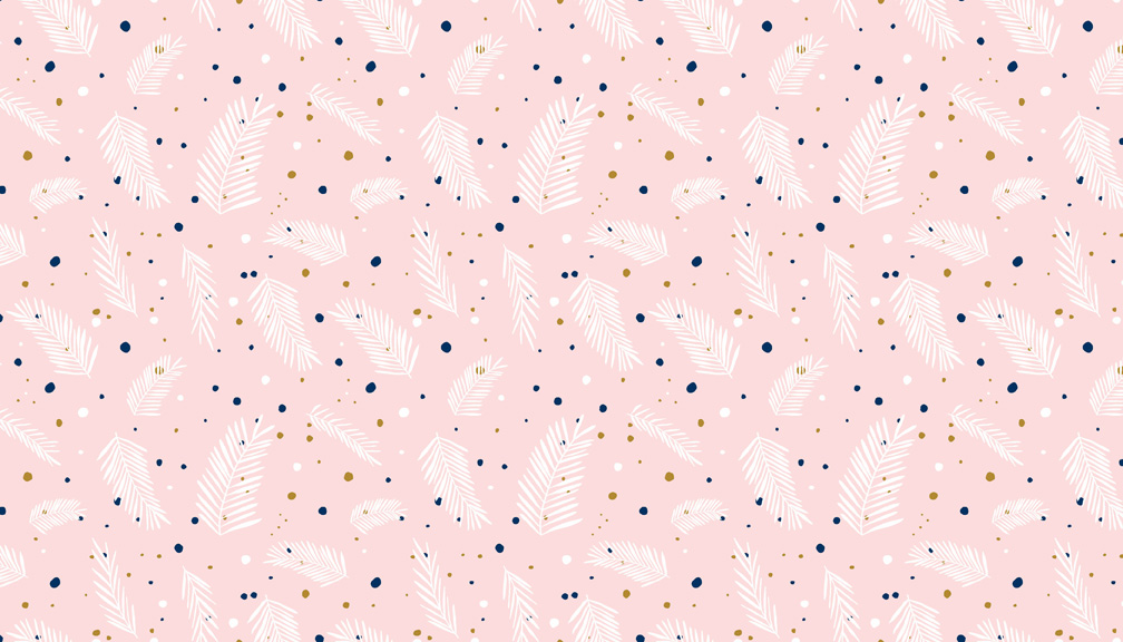 Forest Talk Pine Dots Pink